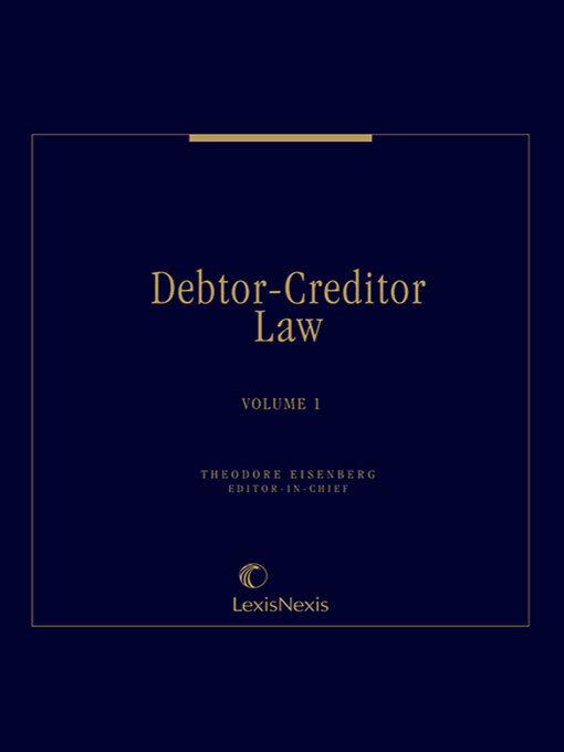 Title details for Debtor-Creditor Law by Theodore Eisenberg, Editor-in-Chief - Wait list